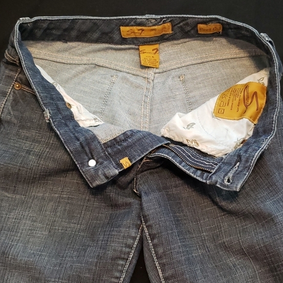 Seven7 Boot Cut Jeans, Sz 4 - Picture 7 of 9